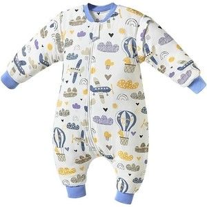 Baby Wearable Blanket Swaddle Sleeping Bag w/feet Detachable Sleeves Medium NEW